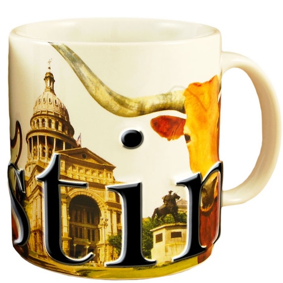 AMERICAWARE Austin Texas Jumbo Large Collectible Coffee Tea Mug Cup - Picture 2 of 11